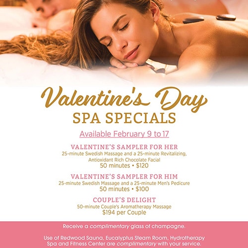 Valentine's Day Spa Specials